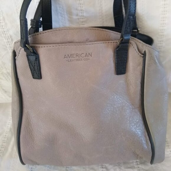 American Leather Co  'Lenox Triple Entry Crossbody in Cream Multi' - Picture 8 of 15